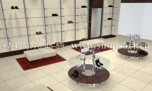 Торговое оборудование для магазинов обуви КОФЕ С МОЛКОМ