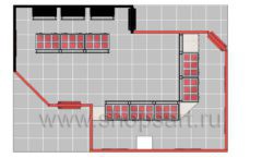 Дизайн интерьера ювелирного магазина Сапфир коллекция КОРАЛЛ Дизайн 22