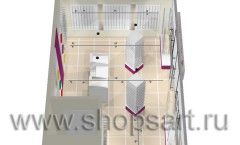 Визуализация ювелирного магазина на основе коллекции De Luxe