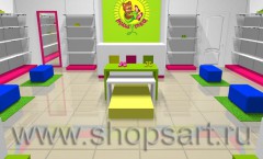 Визуализация магазина обуви