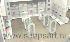 Визуализация магазина одежды на основе коллекции 21 век