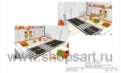Дизайн-проект магазина детской обуви Пешеходик 23