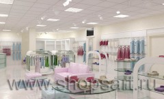Визуализация магазина одежды на основе коллекции 21 век