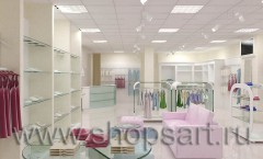 Визуализация магазина одежды на основе коллекции 21 век