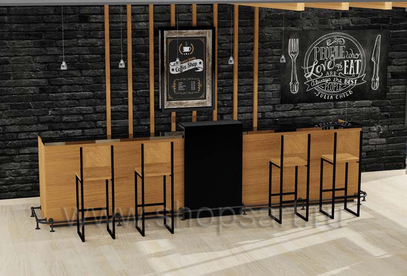 Дизайн интерьера для кафе бара ресторана