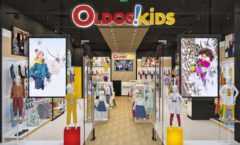 Дизайн интерьера магазина детской одежды OLDOS KIDS коллекция BLACK STAR Дизайн 1