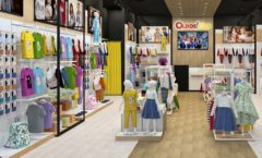 Дизайн интерьера магазина детской одежды OLDOS KIDS коллекция BLACK STAR Дизайн 3