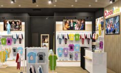Дизайн интерьера магазина детской одежды OLDOS KIDS коллекция BLACK STAR Дизайн 5