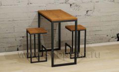 Комплект столик с табуретами мебель для кафе баров ресторанов Лофт