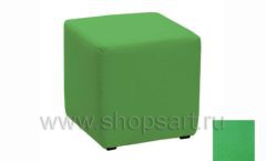Пуфик куб зеленый в примерочную