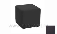 Пуфик куб черный в примерочную
