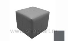 Пуфик куб серый в примерочную