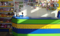 Торговое оборудование детского магазина в Green park ЦВЕТНЫЕ МЕТАЛЛИЧЕСКИЕ СТЕЛЛАЖИ Фото 17