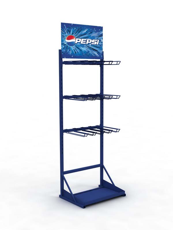 Брендированная сетчатая стойка Pepsi торговое оборудование БРЕНДОВЫЕ СТЕЛЛАЖИ