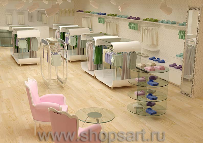 Дизайн интерьера детского магазина