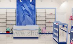 Дизайн интерьера детского магазина торговое оборудование ГОЛУБАЯ ЛАГУНА Дизайн 03