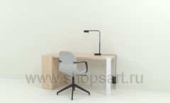 Стол офисный для персонала Лайт коллекция мебели для офисов ПАРТНЕР