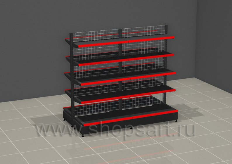 Торговое оборудование для магазинов СЕТЧАТЫЕ СТЕЛЛАЖИ