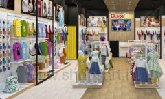 Дизайн интерьера детского магазина OLDOS KIDS коллекция РАДУГА Дизайн 3