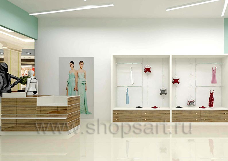 Дизайн проект магазина нижнего белья Кураж коллекция ЛАСКАНА | arnoldrak-spb.ru