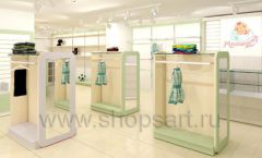 Дизайн детского магазина Малышня коллекция торгового оборудования АКВАРЕЛИ Дизайн 13