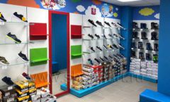 Торговое оборудование детского магазина обуви Емеля коллекция КАРАМЕЛЬ Фото 22