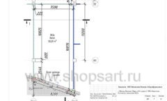 Дизайн проект магазина одежды и обуви Sbalo ТРК Европолис Москва торговое оборудование ЧЕРНО БЕЛАЯ КЛАССИКА Лист 04