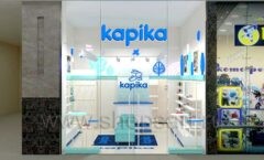 Дизайн интерьера детского магазина Kapika ТРЦ Columbus коллекция торгового оборудования РАДУГА Дизайн 8