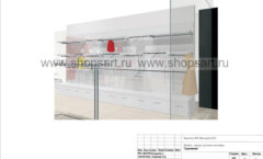 Дизайн проект детского магазина 3 pommes ТРЦ Агора Сургут коллекция торгового оборудования 21 ВЕК Лист 15
