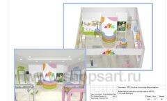 Дизайн проект детского магазина одежды ARTEL торговое оборудование АКВАРЕЛИ Лист 22
