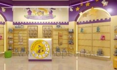 Дизайн интерьера детского магазина Филиус ТРК Гранд Каньон торговое оборудование МАМИН ДОМ Дизайн 03