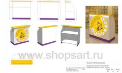 Дизайн проект детского магазина Филиус ТРК Гранд Каньон торговое оборудование МАМИН ДОМ Лист 13