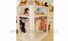 Торговое оборудование магазина детской одежды Винни ТЦ Dream House коллекция БЕЛАЯ КЛАССИКА Фото 08