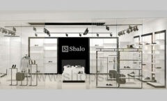 Дизайн интерьера магазина обуви Sbalo ТРЦ Гринвич торговое оборудование ЧЕРНОЕ И БЕЛОЕ Дизайн 20