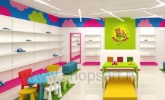 Дизайн интерьера магазина детской обуви Мишутка Самара торговое оборудование КАРАМЕЛЬ Дизайн 10