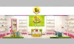 Дизайн интерьера магазина детской обуви Мишутка Самара торговое оборудование КАРАМЕЛЬ Дизайн 14