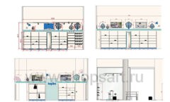 Дизайн проект детского магазина Kapika ТРЦ VEER Moll Екатеринбург коллекция торгового оборудования РАДУГА Лист 14