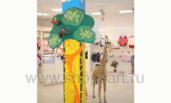 Торговое оборудование магазина детской одежды Жирафа коллекция БЕЛАЯ КЛАССИКА Фото 14