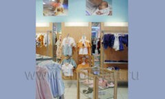 Торговое оборудование магазина детской одежды Бэби Бум коллекция ГОЛУБАЯ ЛАГУНА Фото 07