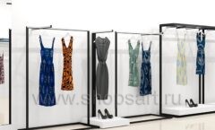 Дизайн интерьера магазина одежды торговое оборудование ZARA Дизайн 05