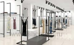 Дизайн интерьера магазина одежды торговое оборудование ZARA Дизайн 08