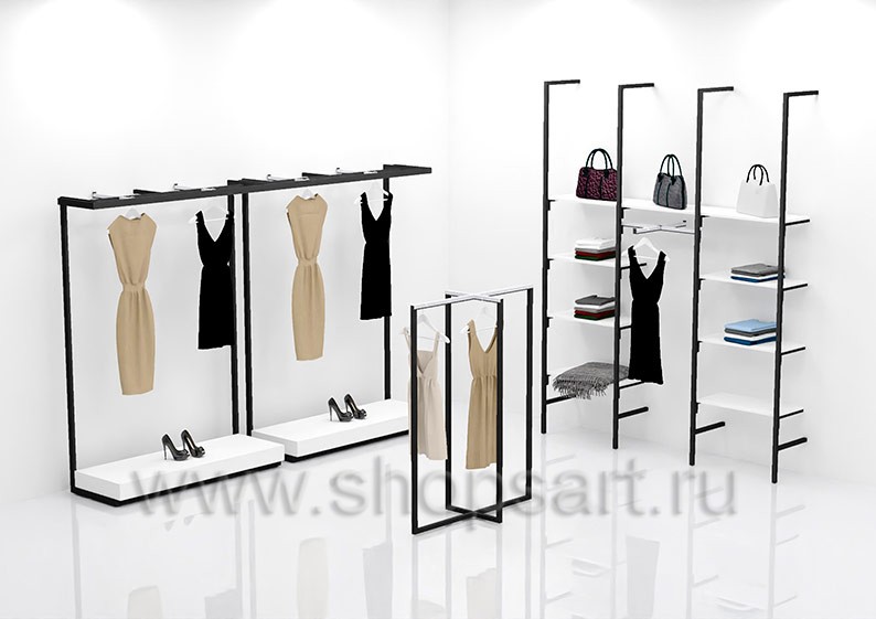 Торговое оборудование ZARA для магазинов одежды и аксессуаров