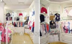 Торговое оборудование магазина детской одежды Baby Star коллекция ЭЛИТ ГОЛД Фото 04