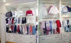 Торговое оборудование магазина детской одежды Baby Star коллекция ЭЛИТ ГОЛД Фото 06