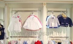 Торговое оборудование магазина детской одежды Baby Star коллекция ЭЛИТ ГОЛД Фото 10