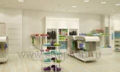 Дизайн интерьера магазина детской одежды Винни ТЦ Юнимолл торговое оборудование 21 ВЕК Дизайн 02