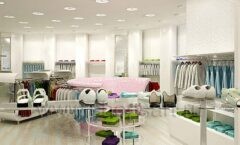 Дизайн интерьера магазина детской одежды Винни ТЦ Юнимолл торговое оборудование 21 ВЕК Дизайн 07