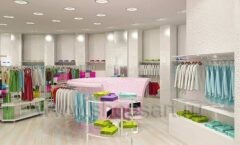 Дизайн интерьера магазина детской одежды Винни ТЦ Юнимолл торговое оборудование 21 ВЕК Дизайн 14