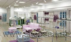 Дизайн интерьера магазина детской одежды Жирафа Ставрополь торговое оборудование 21 ВЕК Дизайн 2