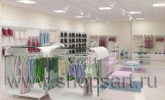 Дизайн интерьера магазина детской одежды Жирафа Ставрополь торговое оборудование 21 ВЕК Дизайн 5